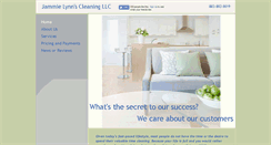 Desktop Screenshot of jammielynnscleaning.com